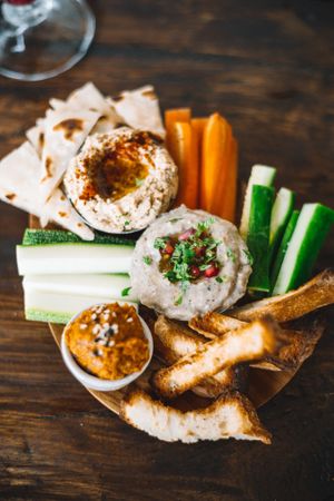 Nomad's vegan Mezze Platter.  at Nomad Café | Boutique in Weligama