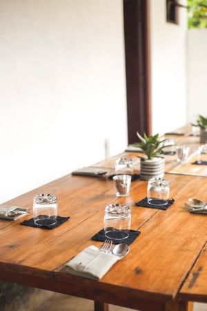 The back garden at Nomad.  at Nomad Café | Boutique in Weligama