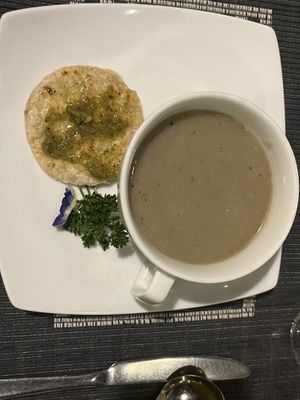 Eggplant soup   at Koththamalli by Rohan in Negombo