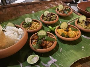 Sri Lankan rice and curryy  at Koththamalli by Rohan in Negombo