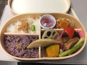 traditional Japanese bento. at Ekibenya in Tokyo