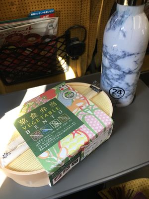 vegan bento at Ekibenya in Tokyo