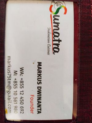  at Sumatra Restaurant in Phnom Penh