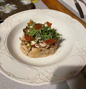 Shitake anchoita  at Donnet in Buenos Aires