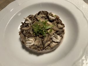 Mushroom anchovies  at Donnet in Buenos Aires