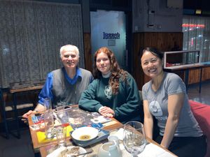 Me and two other HC ambassadors (CarolinaSoria and taiwanesetexan)...see their reviews below; we all enjoyed our food! at Donnet in Buenos Aires