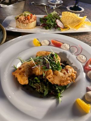   at Ike's Bistro in Oranjestad