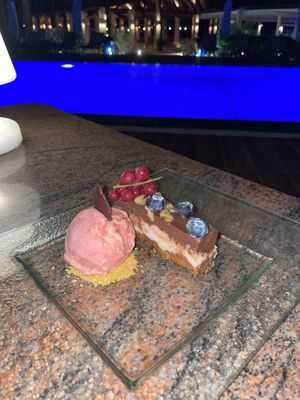   at Ike's Bistro in Oranjestad