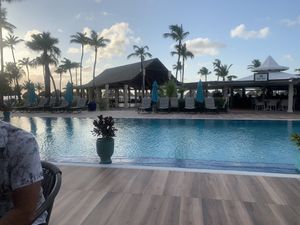 Beautiful ambiance at Manchebo Beach Resort where Ike’s is located.  at Ike's Bistro in Oranjestad