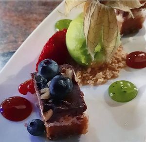 Desert at Ike's Bistro in Oranjestad