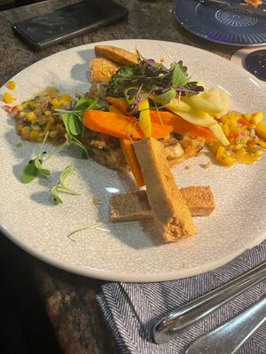   at Ike's Bistro in Oranjestad