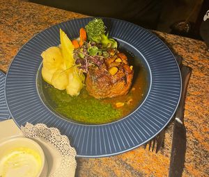   at Ike's Bistro in Oranjestad