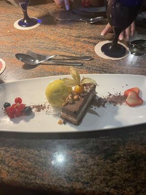   at Ike's Bistro in Oranjestad