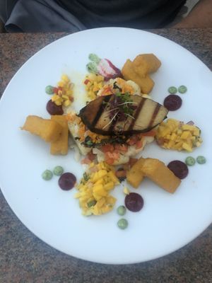   at Ike's Bistro in Oranjestad