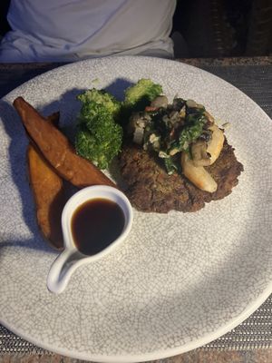 Steak & Shrimp   at Ike's Bistro in Oranjestad