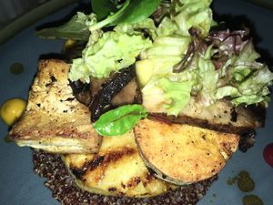 Tofu Steak at Ike's Bistro in Oranjestad