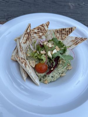 Spinach dip appetizer! So amazing!  at Ike's Bistro in Oranjestad