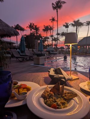  at Ike's Bistro in Oranjestad