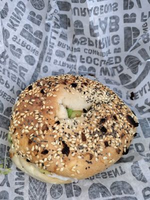  at B Bagel Bakery Bar in South West London