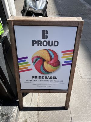 Monthly special   at B Bagel Bakery Bar in South West London