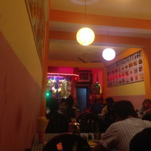 Inside Marwadi Restaurant at New Marwadi Restaurant in Pokhara