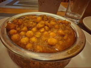Chana masala   at New Marwadi Restaurant in Pokhara
