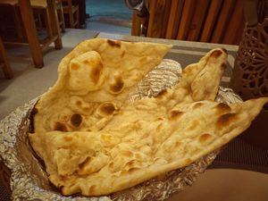 Naan  at New Marwadi Restaurant in Pokhara