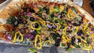 Veggie Pizza at Chattanooga Pizza Co in Chattanooga