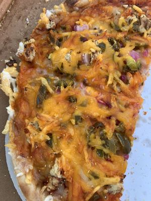 Buffalo chickun pizza at Chattanooga Pizza Co in Chattanooga