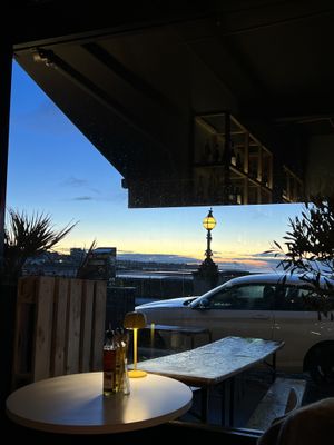 Seats outside as welll  at Great British Pizza in Margate