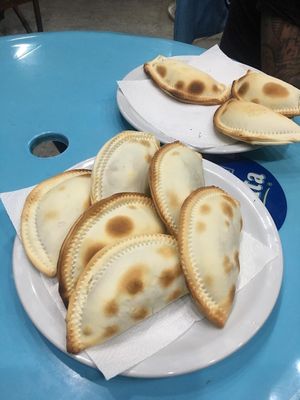Empanadas Veganas at il Giardino di Devoto in Buenos Aires