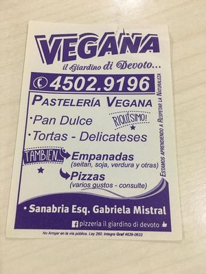 Flyer at il Giardino di Devoto in Buenos Aires