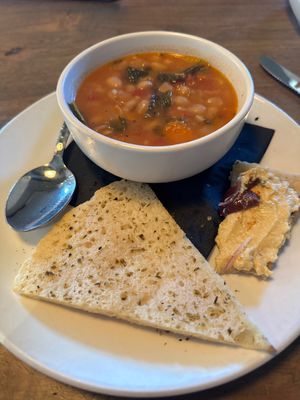 White bean and kale soup  at Picazzo's  in Glendale