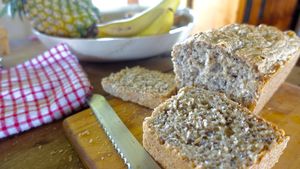 We use organic flour with no preservatives to make our cereal/rye bread at The Cat & The Cow in Tonteldoos