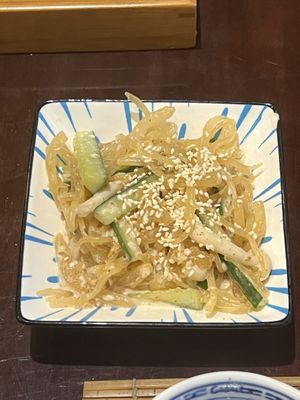 Seaweed w sesame dressing  at LockCha 樂茶軒 - Admiralty in Hong Kong Island