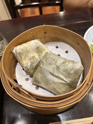 Glutinous rice in lotus leaf  at LockCha 樂茶軒 - Admiralty in Hong Kong Island