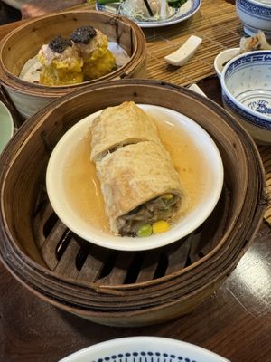 Steamed beancurd veggie roll  at LockCha 樂茶軒 - Admiralty in Hong Kong Island