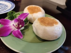 fried mushroom bun at LockCha 樂茶軒 - Admiralty in Hong Kong Island