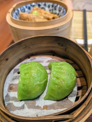 Mushroom dumplings at LockCha 樂茶軒 - Admiralty in Hong Kong Island
