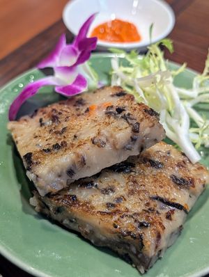Turnip cake at LockCha 樂茶軒 - Admiralty in Hong Kong Island