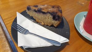 Vegan cake at BT Dubs Cafe in Warburton