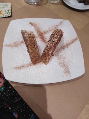 Vegan carrot cake at Healthy Harmony Piraeus in Piraeus