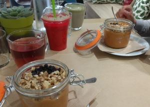 Smootie Bowl Carrot,
Matcha Latte
Health & Beauty mix tea at Healthy Harmony Piraeus in Piraeus