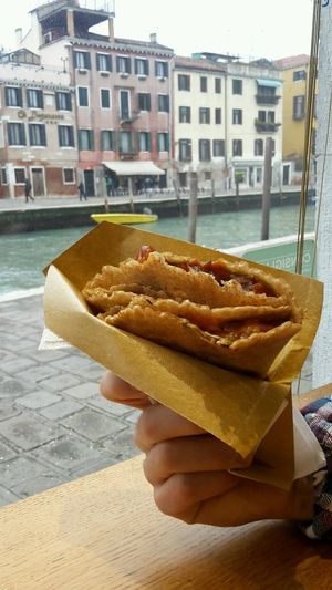 savory crêpe at Cocaeta in Venice