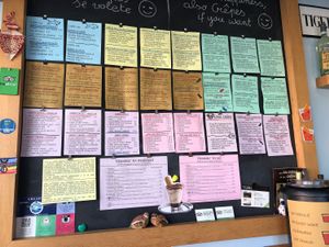 Menu  at Cocaeta in Venice