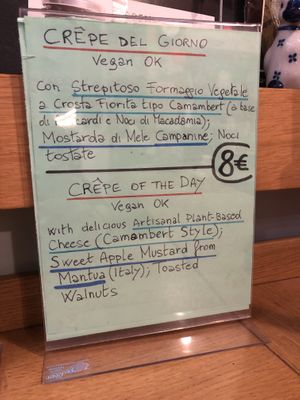 savory vegan crepe of the day at Cocaeta in Venice
