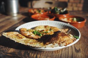 vegan Mezze at Rick's Diner in Oxford