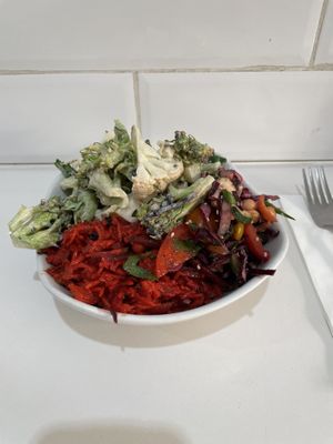 Three salad selection - delicious!  at No. 43 in Valletta