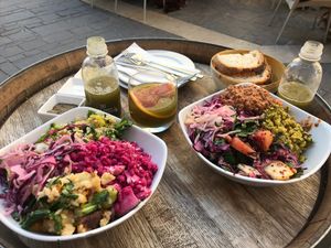 Delicious salads at No. 43 in Valletta
