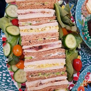 Sandwiches at  Compassion Cakes in Whitstable